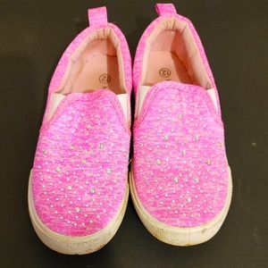 Girl pink slip on